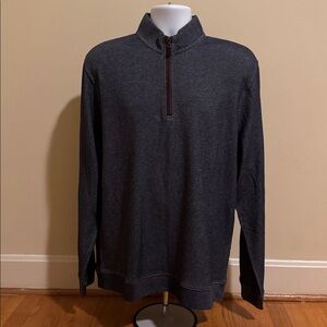 Sharp Lad Matteo Pattani Quarter Zip Pullover Sweater